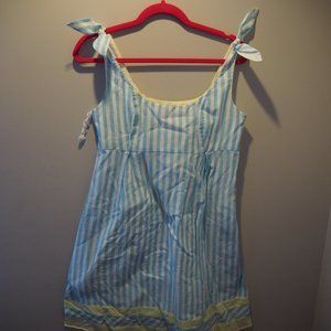 tie shoulder lightweight sundress